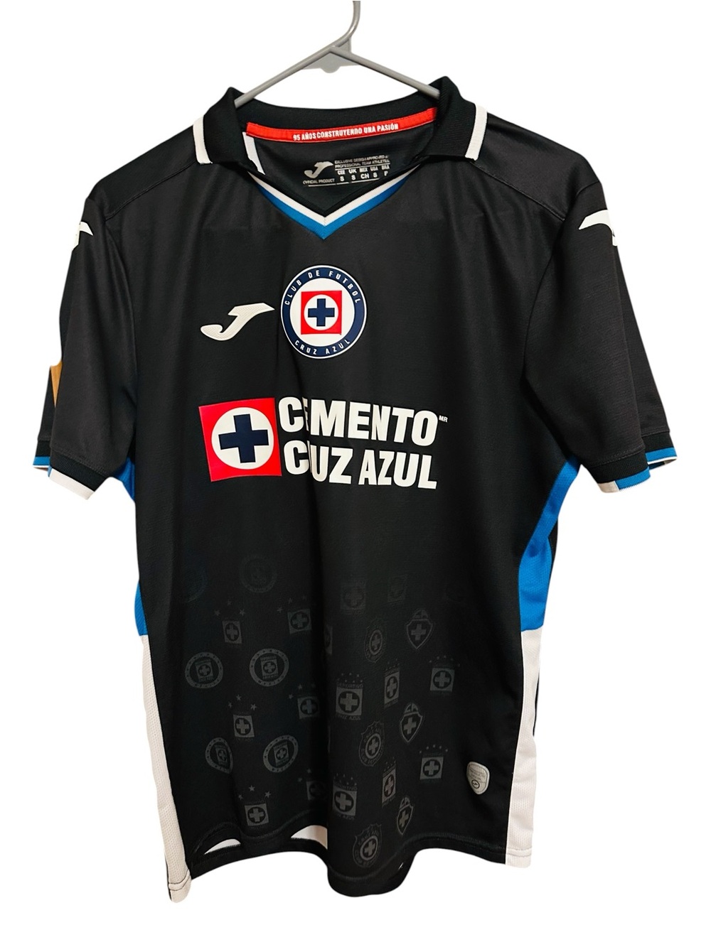 Joma Cruz Azul Men's Black Football Jersey